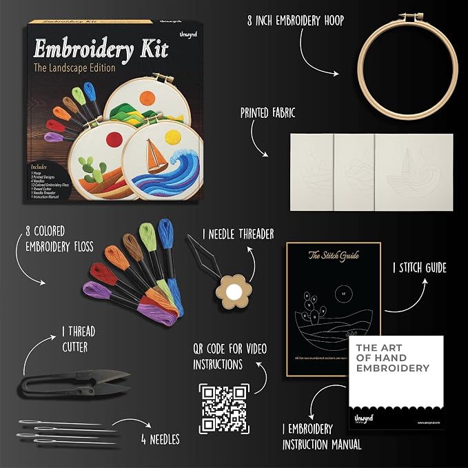 Unwynd Embroidery Kit Landscape Theme - Image 2