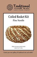 Coiled Pine Needle Basket Weaving Kit | Professional DIY Basket Making Supplies by TraditionalCraftKits