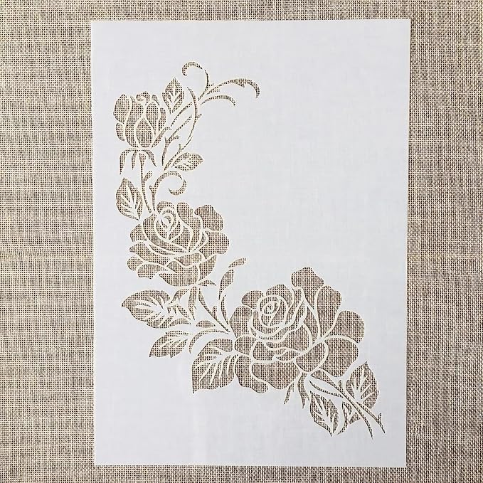 TIAMECH A4 Reusable Flower Stencil by TIAMECH