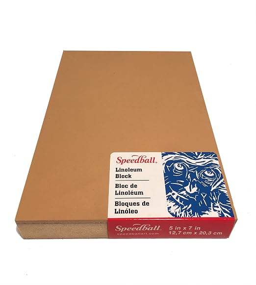 Speedball 4309 Premium Mounted Linoleum Block – Fine, Flat Surface - Image 2