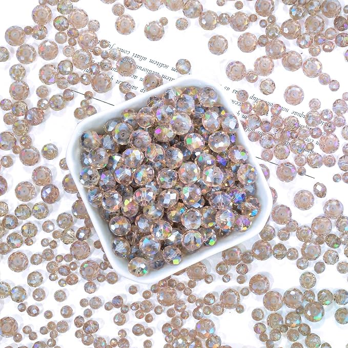 220Pcs 10mm Crystal Glass Beads - Image 6