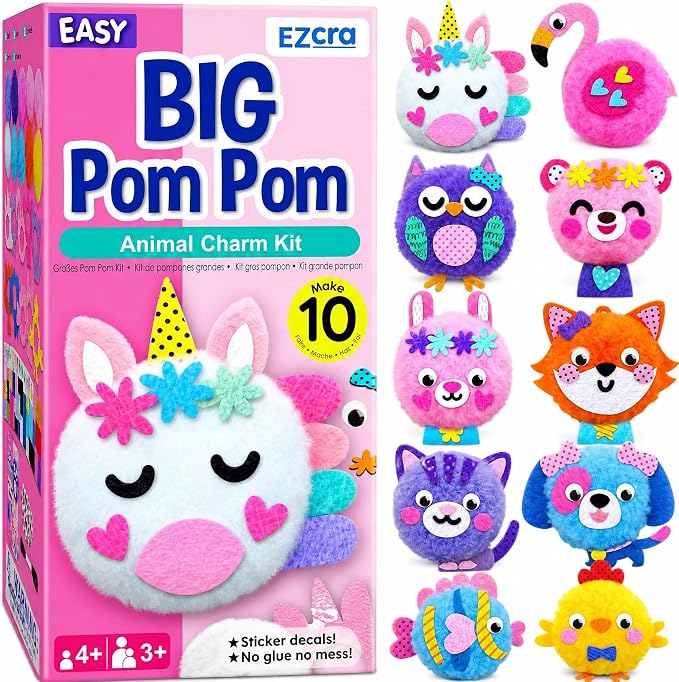 EZCRA Pom Pom Craft Kit by EZCRA