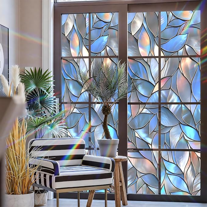 Stained Glass Window Privacy Film Static Cling - Image 3