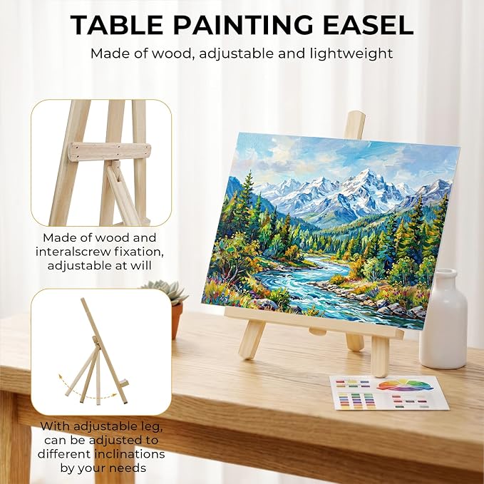 Nicpro 92PCS Acrylic Paint Canvas Set - Image 7