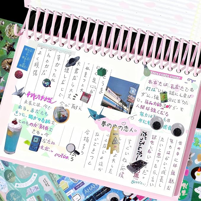 Tmtains 75 Sheets Japanese Sticker Book - Image 7