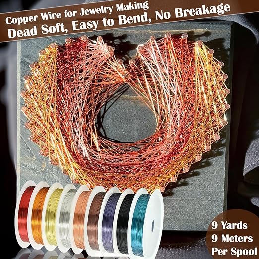 26 Gauge Copper Wire for Jewelry Making - Image 3