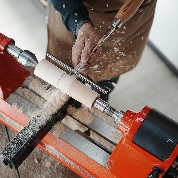 Overall length 23 3/4" Carbide Tipped Rougher Chisel For Woodturning, Beech handle length: 15 1/2", Tool bar length: 8 1/4", with 5 * 15-2.5mm TCT SQUARE BLADE