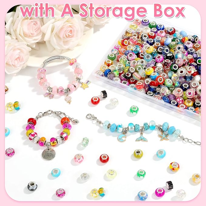 Cludoo 240 Piece Large Hole Beads - Image 5