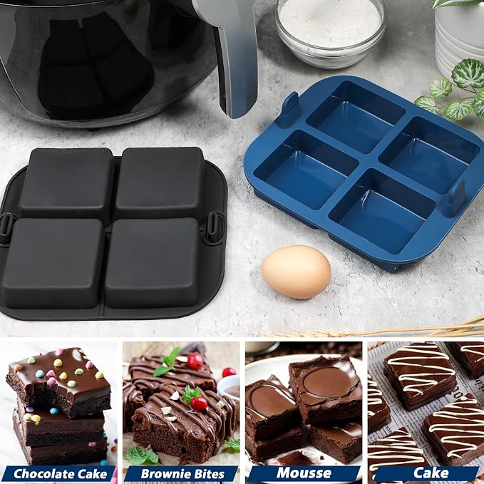 Webake Silicone Air Fryer Brownie Pan - Image 3