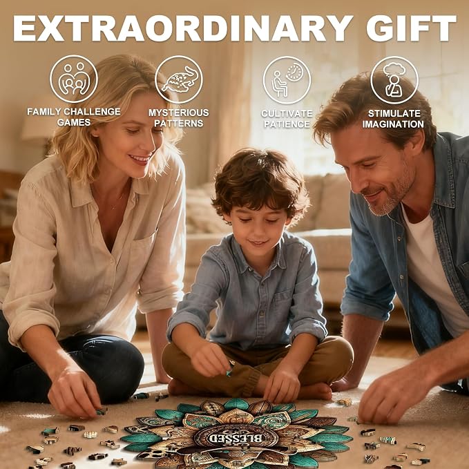 300 Pieces Blessed Wooden Puzzles - Image 8