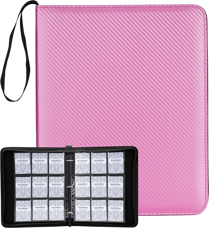 Card Binder – 720 Capacity, Zippered Trading Card Holder by Unknown