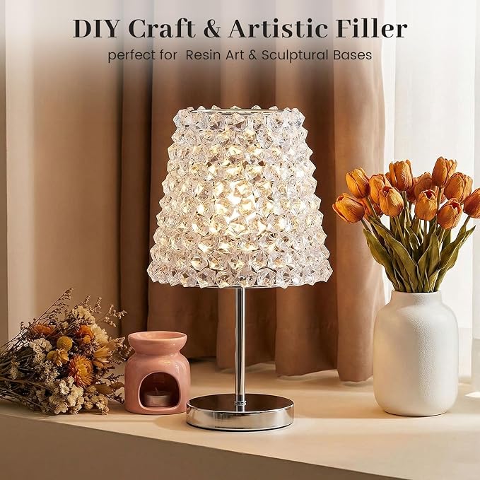 DomeStar Fake Ice, Plastic Diamonds Acrylic Rocks Vase Fillers - Image 6