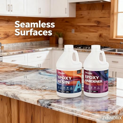 Resin Epoxy 1 Gallon, 3×UV Resistant, Self Levefing, River Table, Molds Casting - Image 9