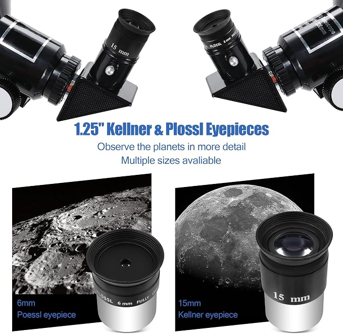 Astromania Telescope Eyepiece Set Accessory Kit - Image 2