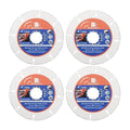 Carbide Multi Wheel,BRSCHNITT 4pcs 4 Inch (100mm) with Arbor 7/8"-5/8" Tungsten Carbide Cut Off Wheel for Wood,Laminate,Gypsum Board,Plastic for Angle Grinder Cutting Disc