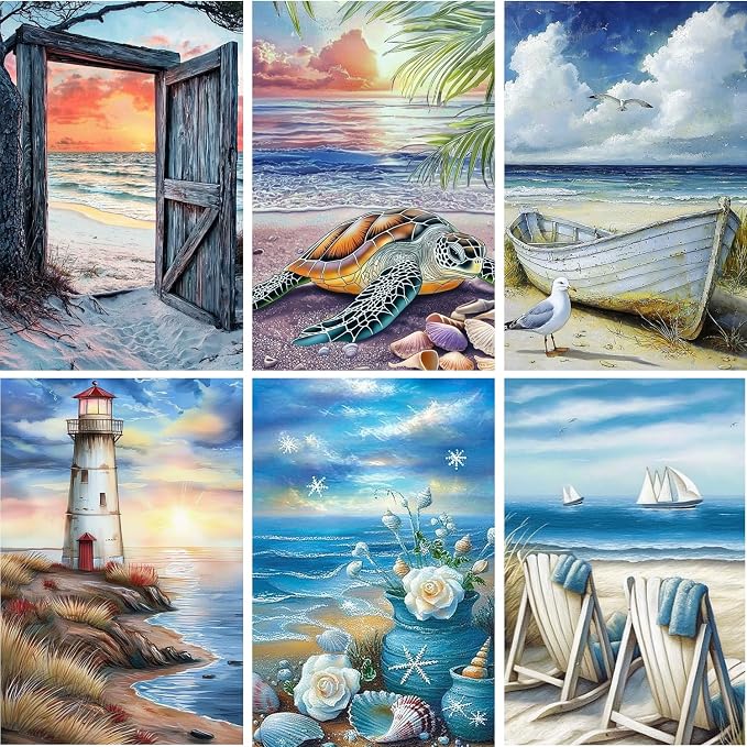 DOZEEZOP 6 Pack 5D Diamond Painting Kits by DOZEEZOP