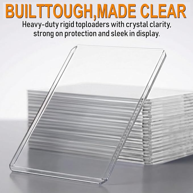 320 PCS Card Sleeves, Premium Plastic Top Loaders - Image 2