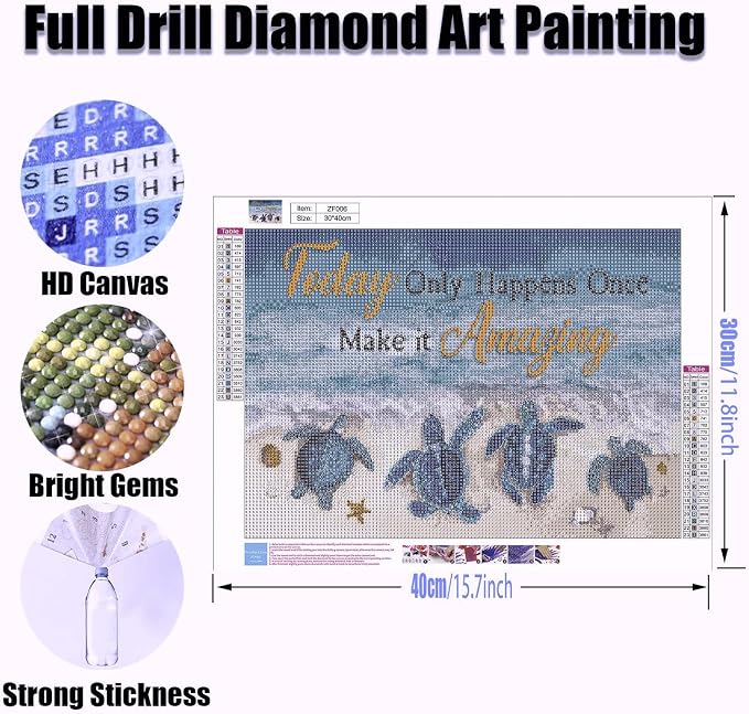 Legrace Sea Turtle Diamond Art Painting Kits - Image 4
