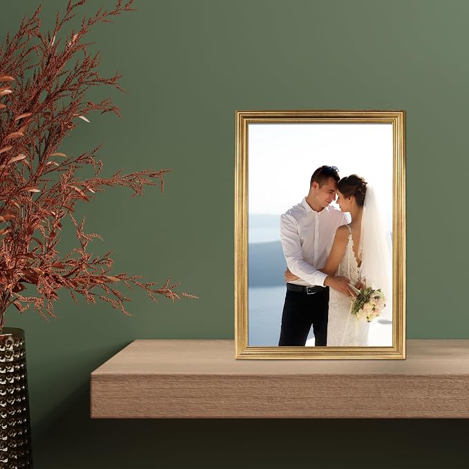 Lawrence 536217 11x17 Sutter Burnished Gold Picture Frame - Image 2