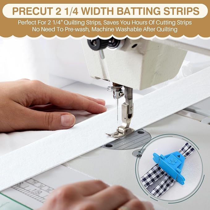 Ceoighe Jelly Roll Batting Strips - Image 4