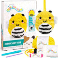 Original Squishmallows™ Crochet Kit – Sunny Bag Charm, Bumblebee Crochet Kit by HorizonGroupUSA