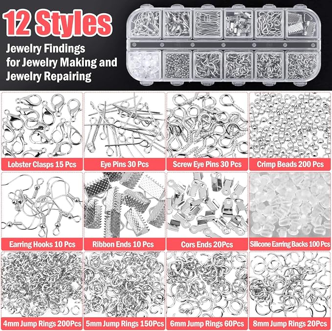 Thrilez Wire Wrapping for Jewelry Making, Repair and Beading Supplies Kit - Image 5