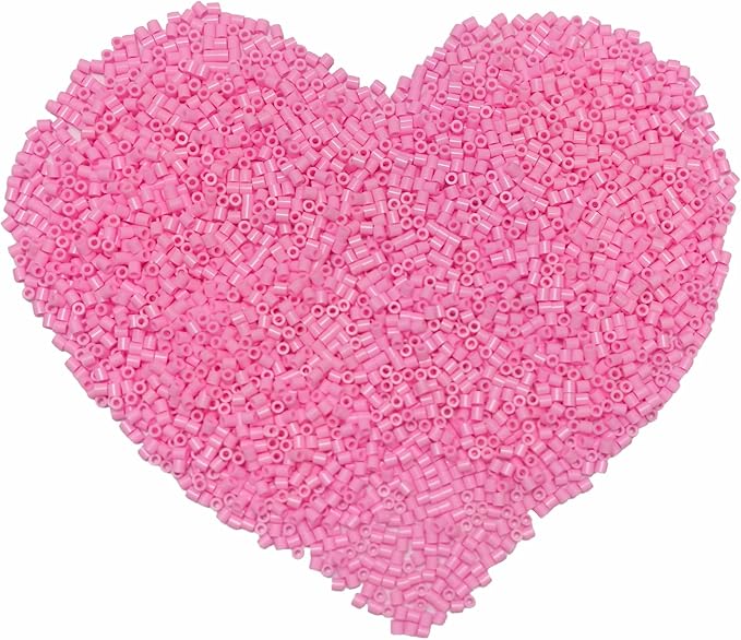 1000 Pcs Beads Fuse Beads - 5mm Pink Melting Beads by Yowamho