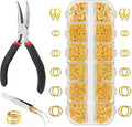 1200 Pcs Jump Rings for Jewelry Making Supplies, Necklace Repair Kit by QulltkClasp