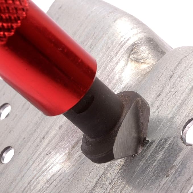 AFA Tooling - Deburring Tool & Countersink Hand Reamer with 10 Extra Blades - Works on Metal, Resin, PVC Pipes, Copper, Plastic and 3D Printed Edges - Plumbing & 3D Printing Burr Removal Reamer Tool