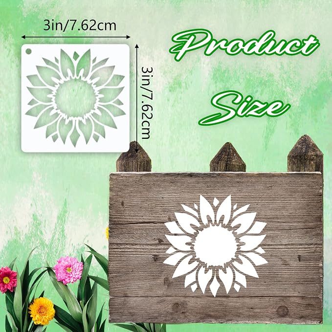 Stencils for Painting – 60pcs 3 Inch Small Stencils for Crafts Reusable - Image 6
