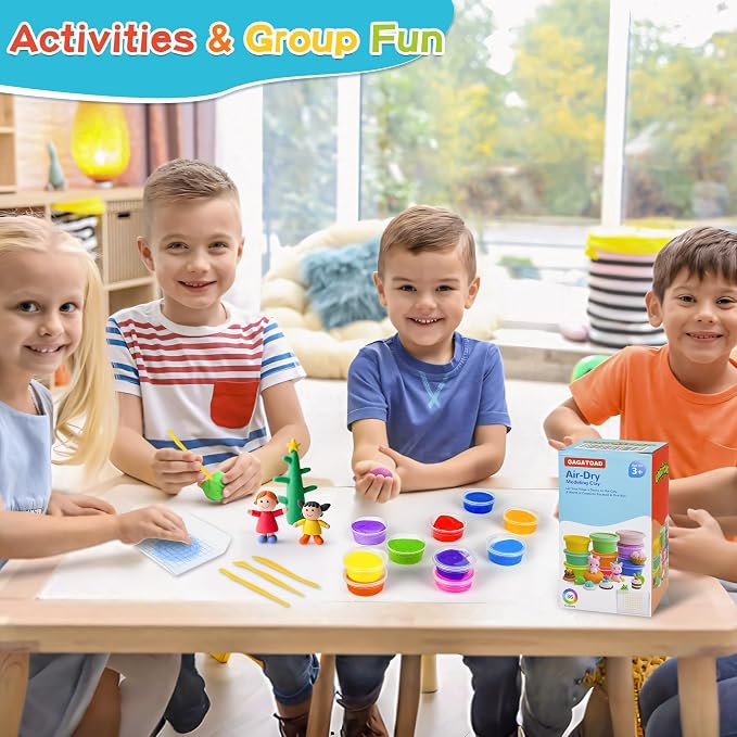 GAGATOAD 36 Colors Ultra Light Air Dry Clay Kit - Image 4