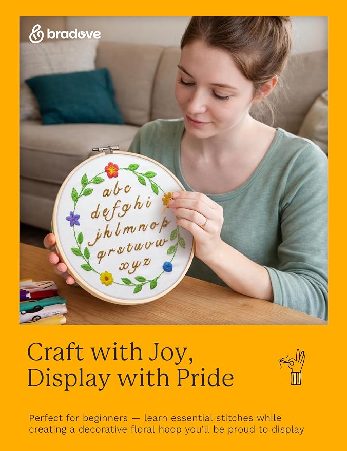 Bradove Alphabet Embroidery Kit - Image 6