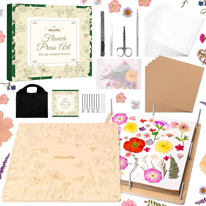 Aboofx Extra Large Flower Press Kit by Aboofx