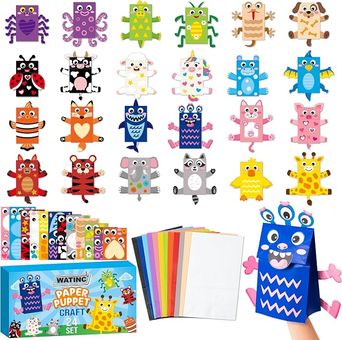 WATINC Paper Hand Puppet Making Kit by WATINC