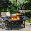 OutVue 47 Inch Fire Pit with 2 Grills, Wood Burning Fire Pits by OutVue-EmbracetheGreatOutdoors