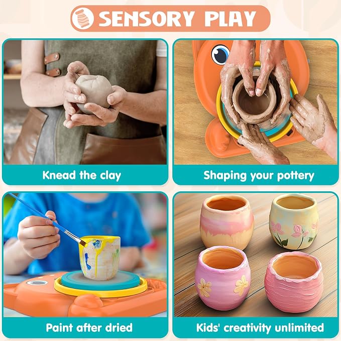 Aujazyble Pottery Wheel for Kids - Image 4