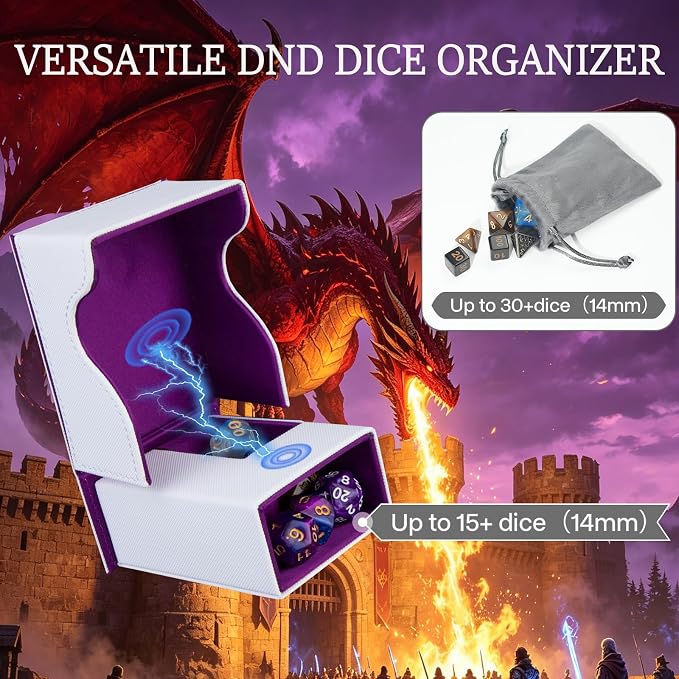 Dice Tower and Tray, Foldable Portable Dice Rolling Tower, Dice Roller Accessory - Image 3