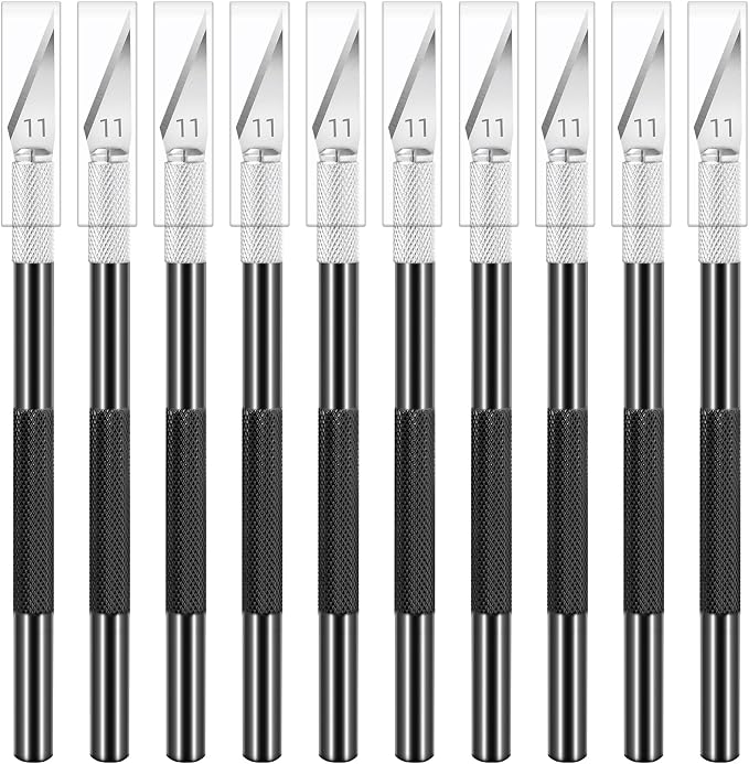 Jetmore 10 Pack Exacto Knife Set, Precision Hobby Knife by Jetmore