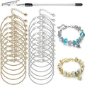 20 Pcs Snake Chain Charm Bracelet Chains by BRACELETMAKINGKIT