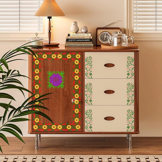 11pcs Talavera Mexican Lace Stencils in Two Sizes - Image 3