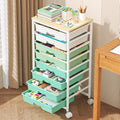 Goovilla Rolling Cart with Drawers, Utility Cart Organizer With 8 Removable by Goovilla