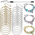 20 Pieces Snake Chain Charm Bracelet by BRACELETMAKINGKIT