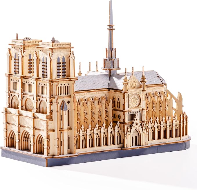 Rowood 3D Puzzles for Adults, Wooden Architecture DIY Model Kit Building Set by RowoodAssembleArtDecorateLife