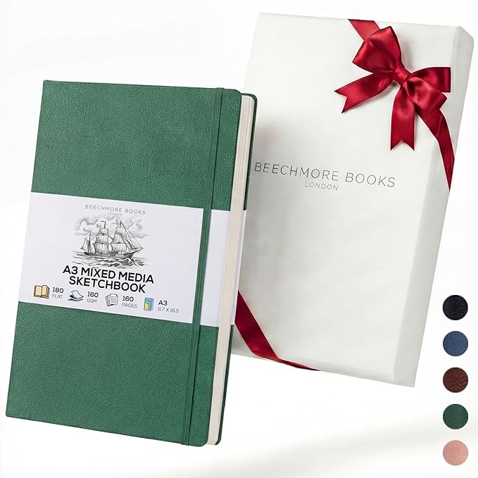 Beechmore Books A3 Mixed Media Sketchbook by BeechmoreBooks