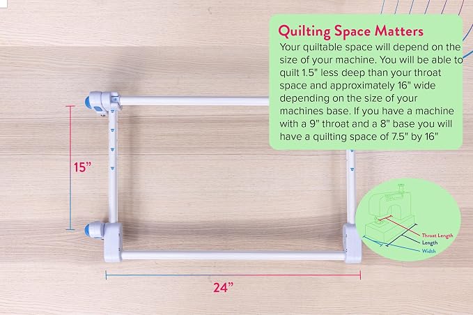 Table Top Hoop Quilting Frames | Hoop Quilting Frames - Image 8