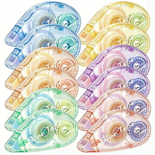 XUXU 12 Pack Scrapbooking Tape Glue Tape Adhesive Dots Tape Double Sided Tape by XUXU