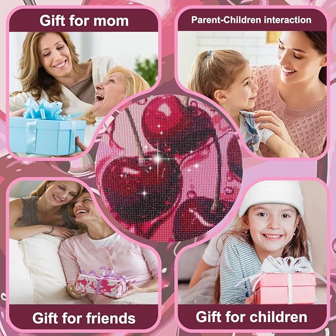 AIBOERL Cherry Diamond Art Kits - Image 8