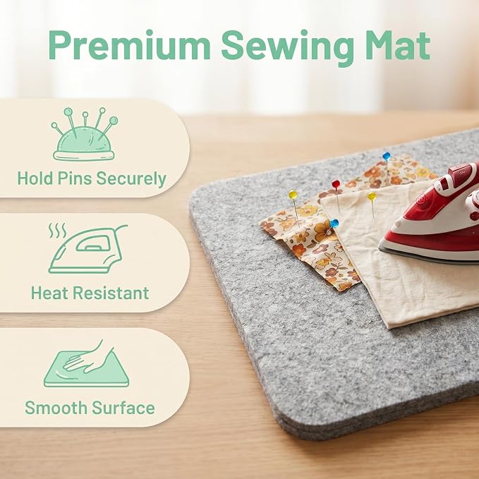 Wool Pressing Mat 70"x 24" 0.5 Inch Thick Ironing Board - Image 5