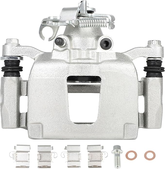 SCITOO Rear Left Brake Caliper With Bracket 18B5399 Compatible For Chrysler Town & Country 2012-2016, For Dodge Grand Caravan 2012-2017, For Ram C/V 2013-2015, For Volkswagen For Routan 2012-2014
