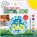 Creative Roots Paint Your Own #1 Dad Stepping Stone, Paintable Ceramic 7 in. by CreativeRoots